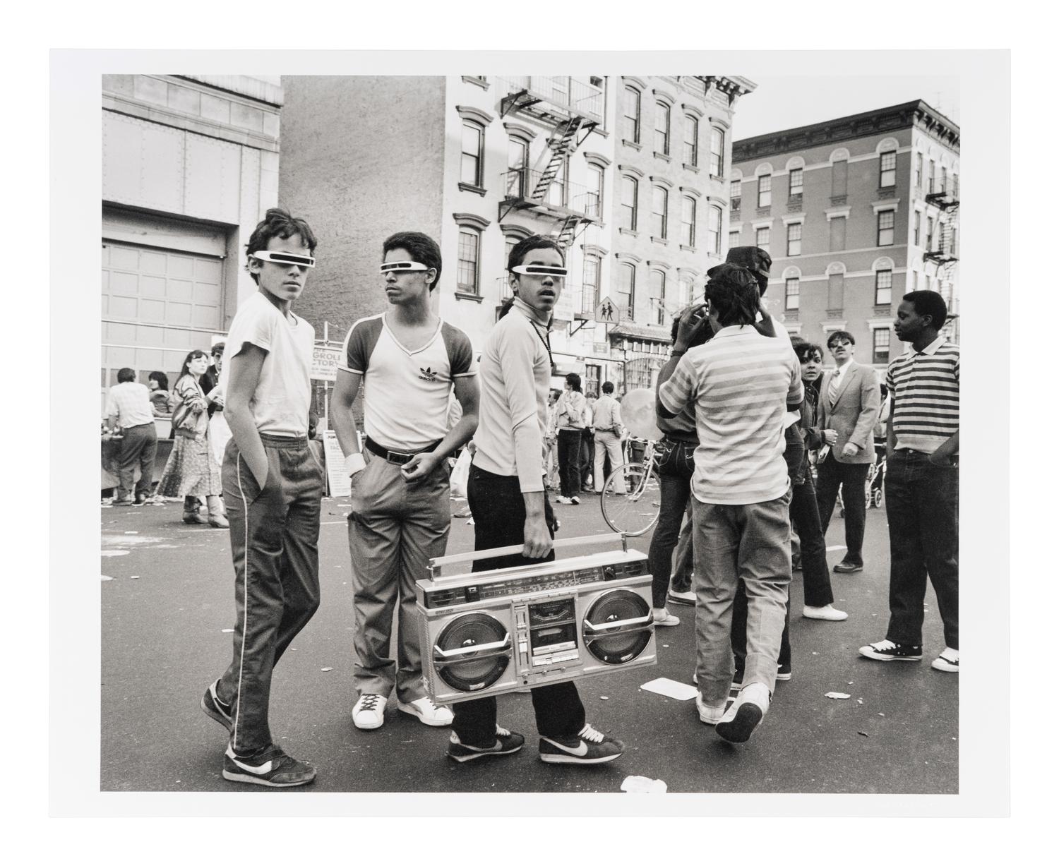 Morris Engel (1918-2005) Boys with Boombox, 14th Street, New York City, 1983