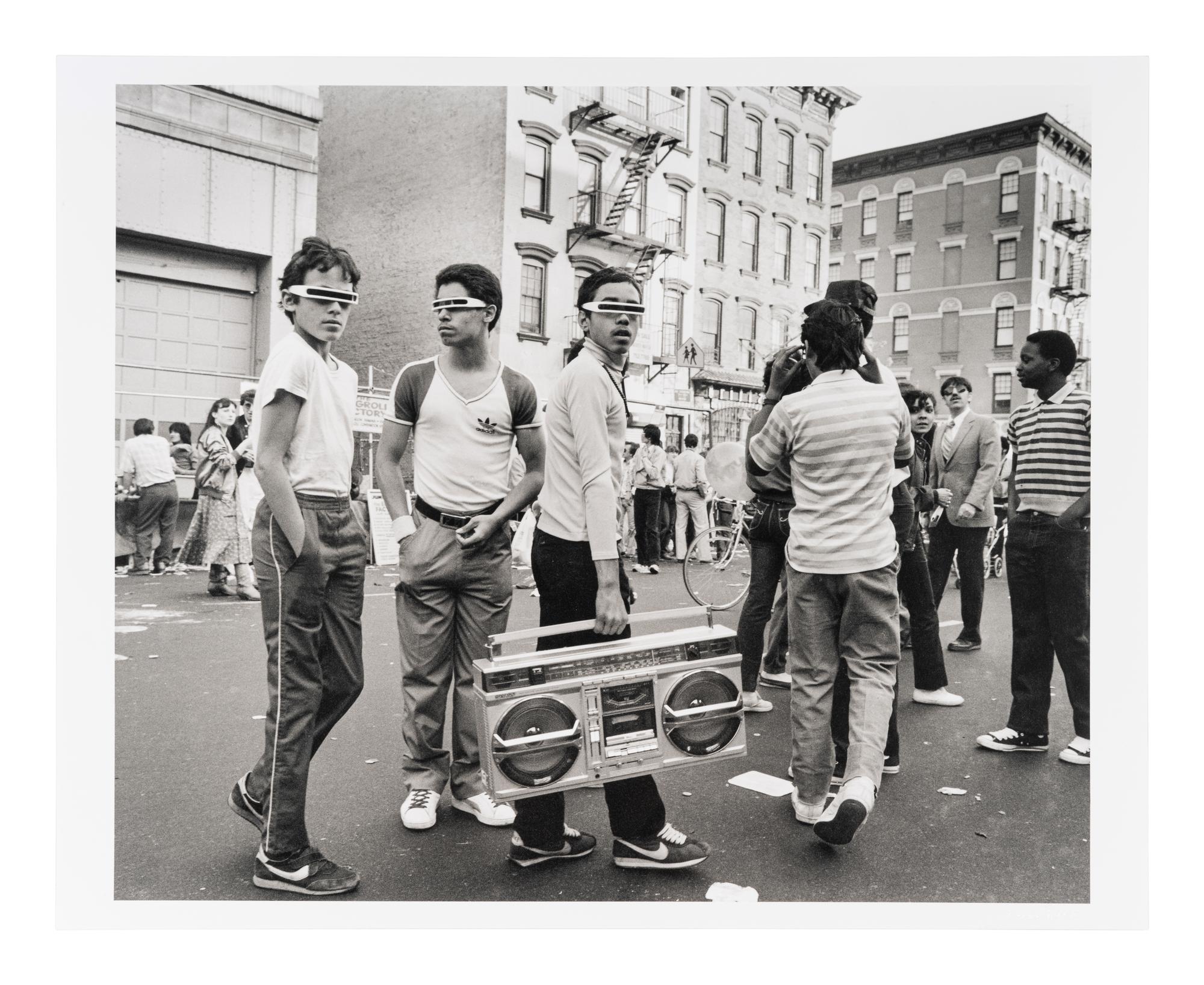 Morris Engel (1918-2005) Boys with Boombox, 14th Street, New York City, 1983