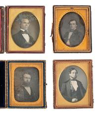 [EARLY PHOTOGRAPHY]. 23 quarter plate daguerreotypes featuring men of varying ages.