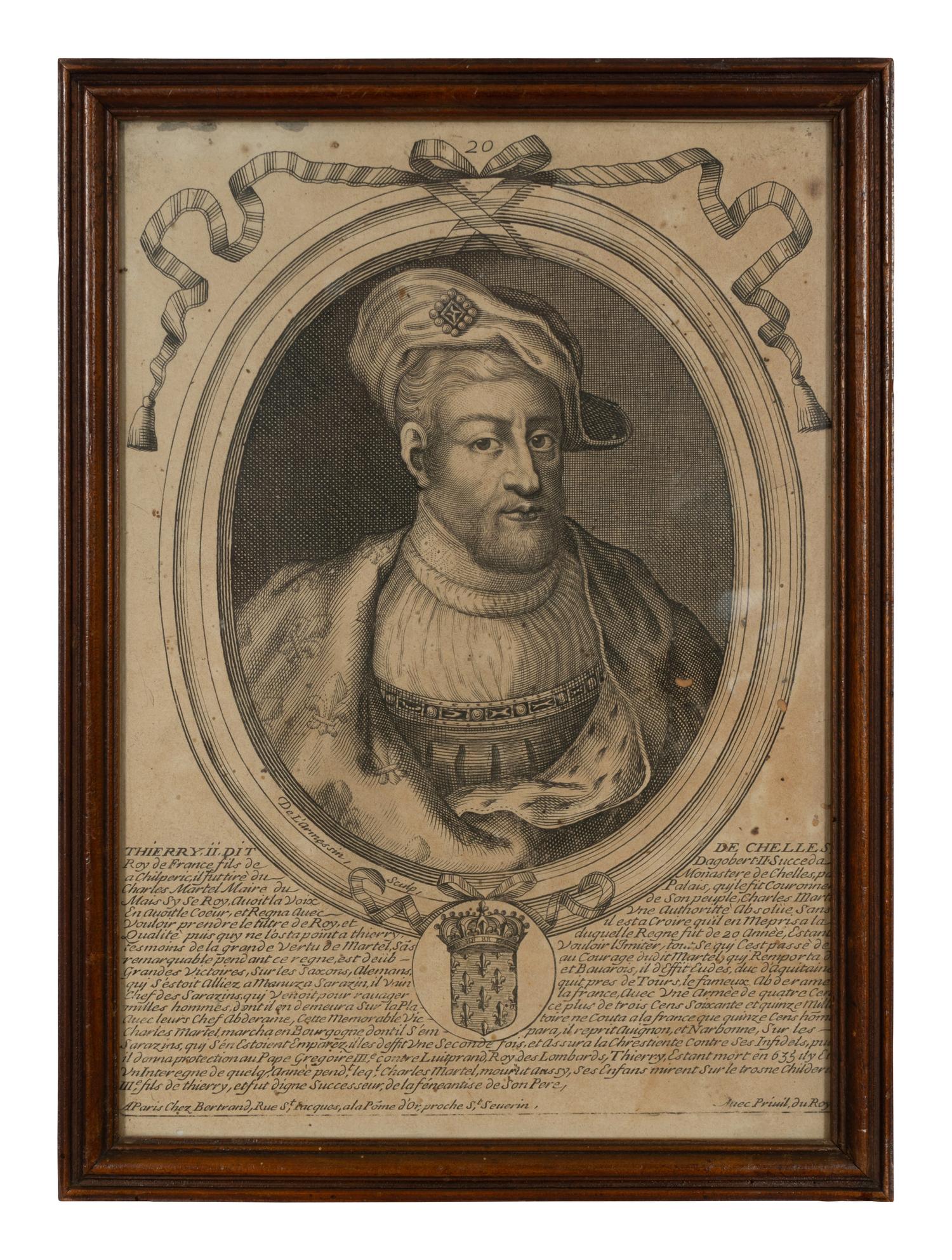 A Set of Twenty-Two Framed French Engravings