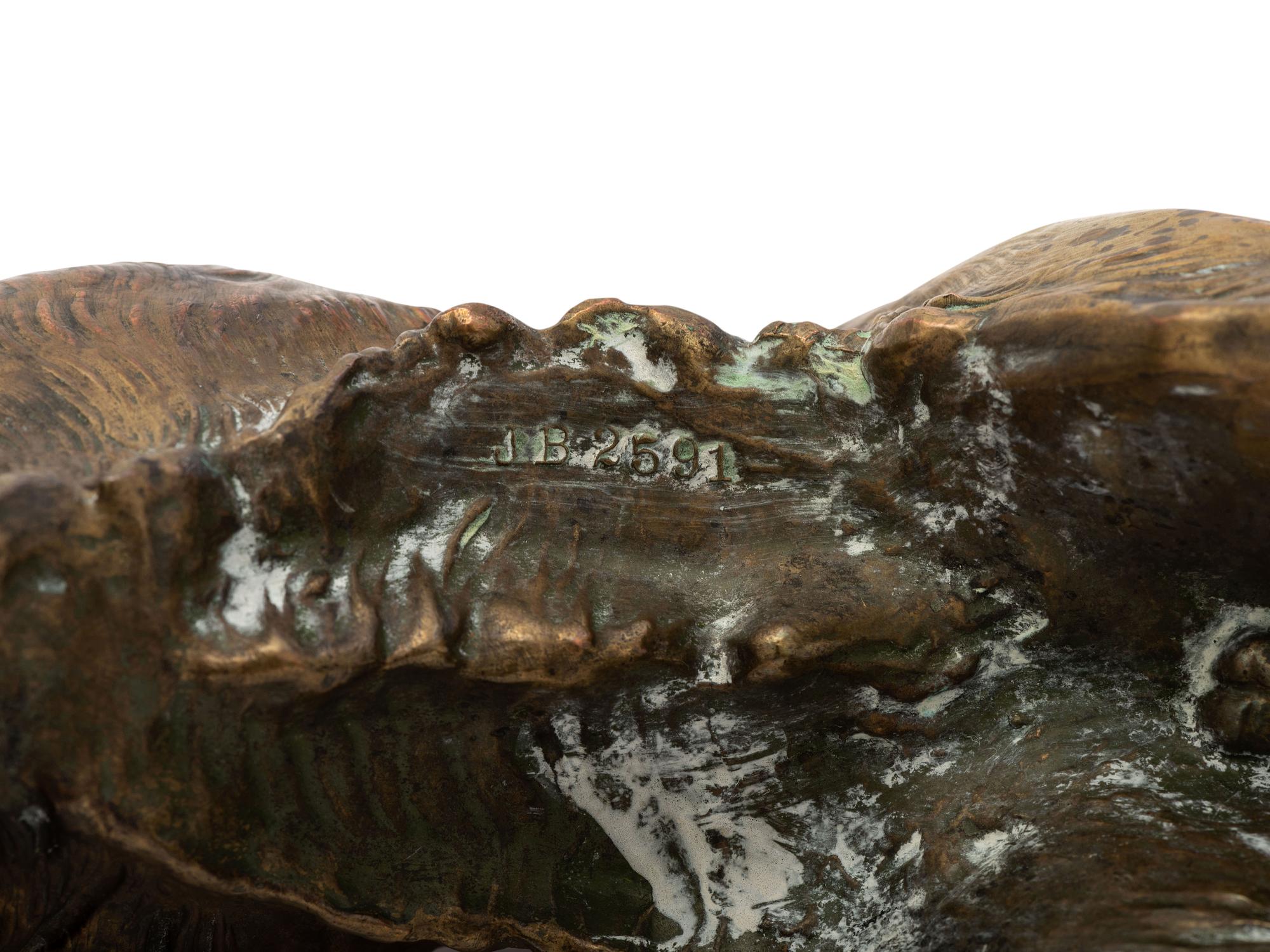 A Patinated Cast Metal Irish Setter