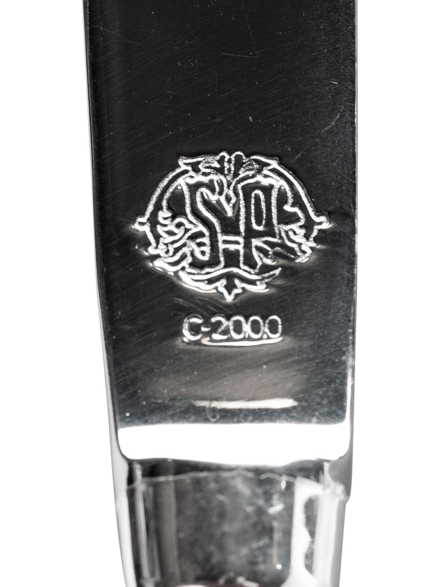 A Contemporary English Silver-Plate Flatware Service
