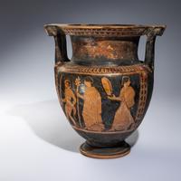 An Attic Red‑Figured Column‑Krater with Dionysiac Scenes