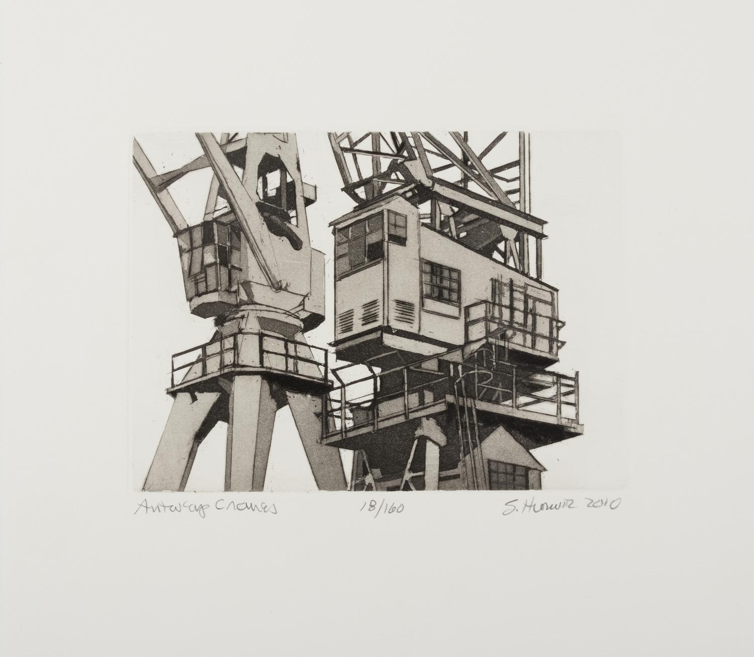 Collection of eight prints from the Print Club of Albany