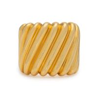 SCHLUGER, YELLOW GOLD RING