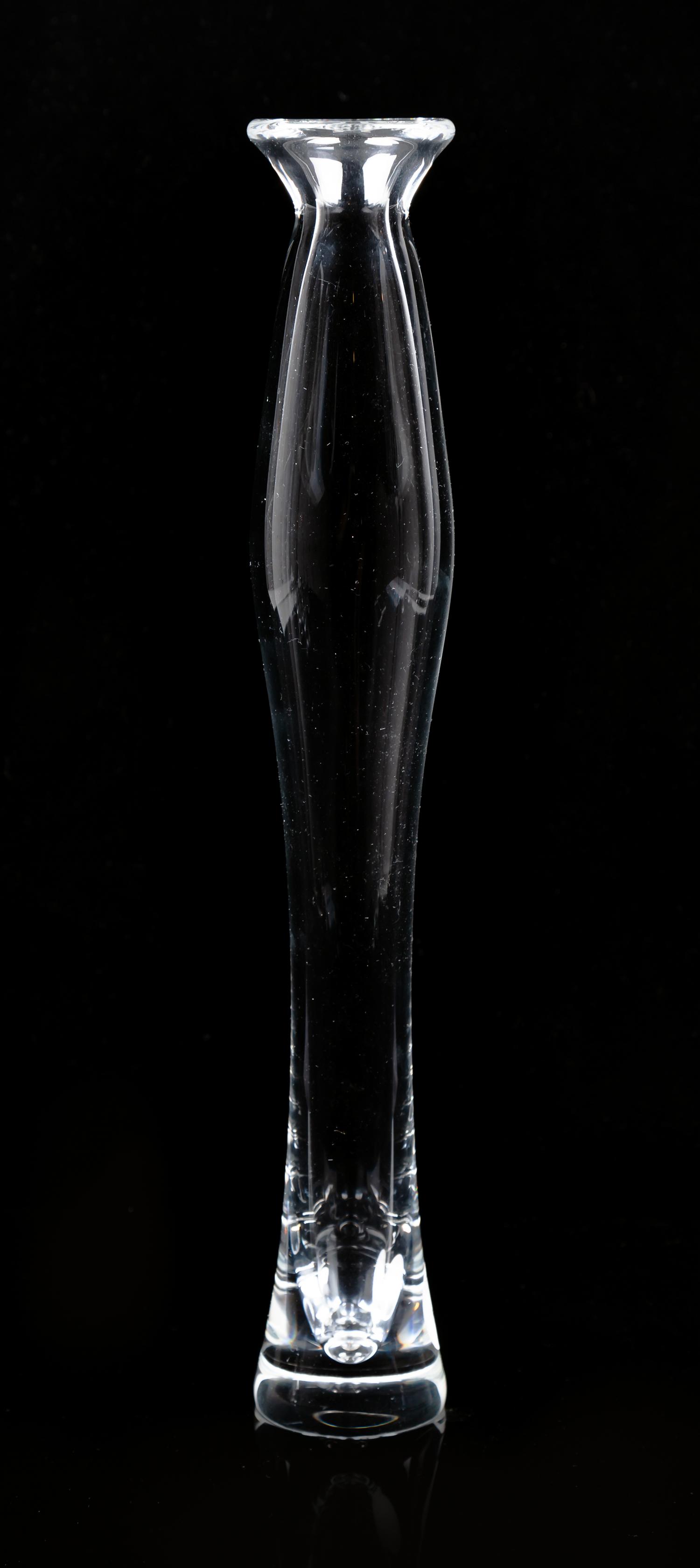 A Tall Steuben Vase Height 13 5/8 inches.