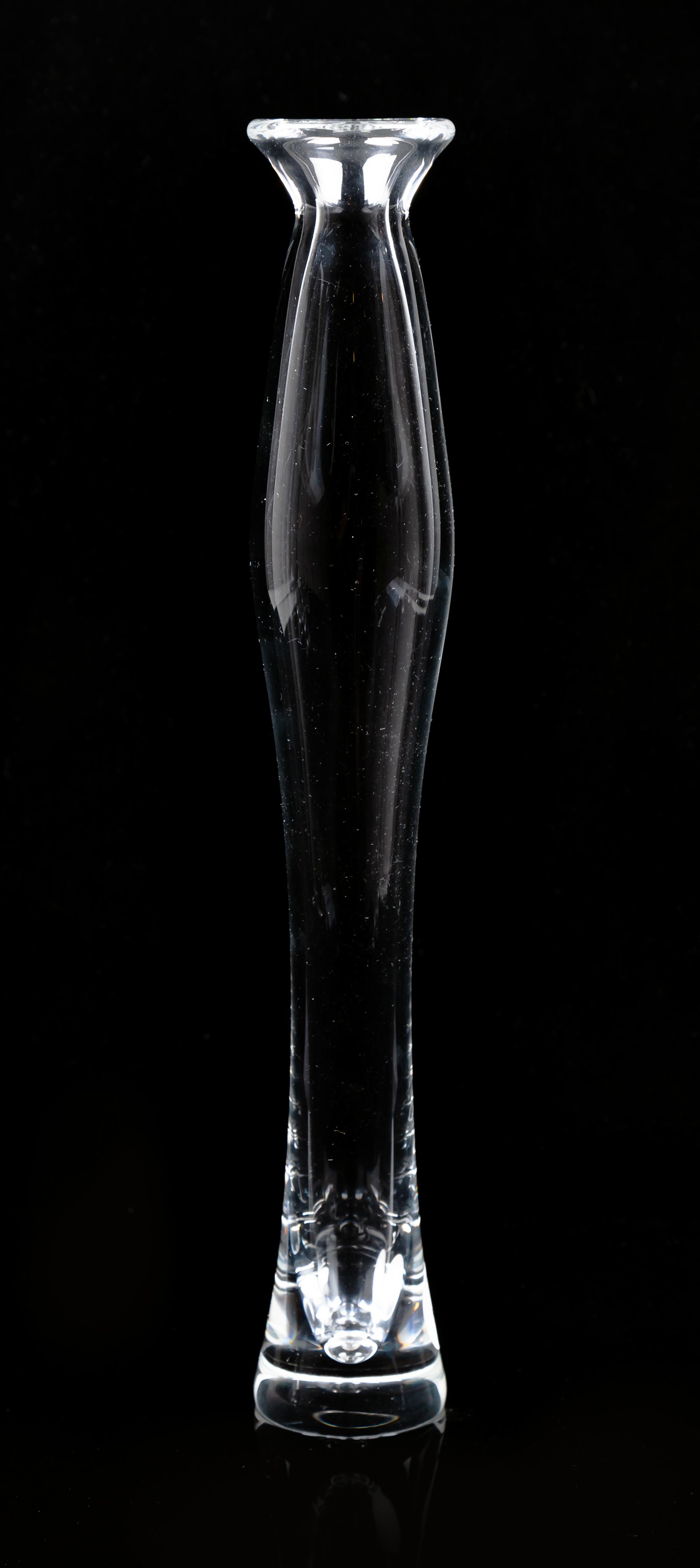 A Tall Steuben Vase Height 13 5/8 inches.