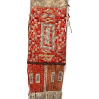 Mandan Quilled Hide Tobacco Bag