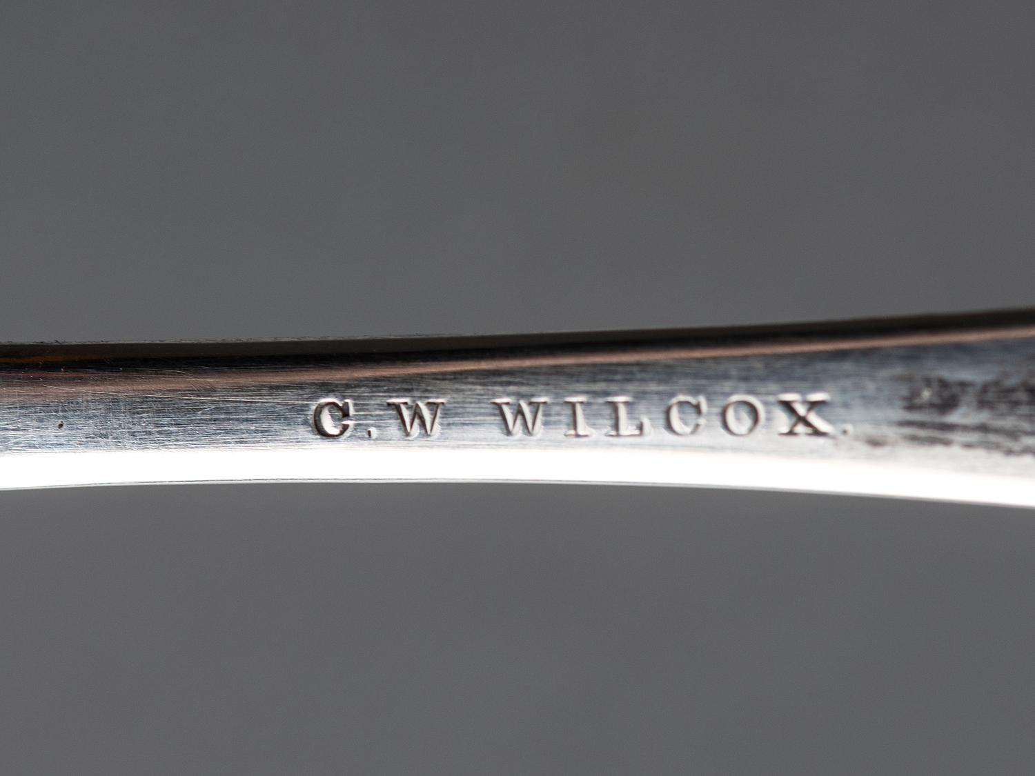 Five American Silver Serving Spoons