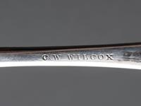Five American Silver Serving Spoons