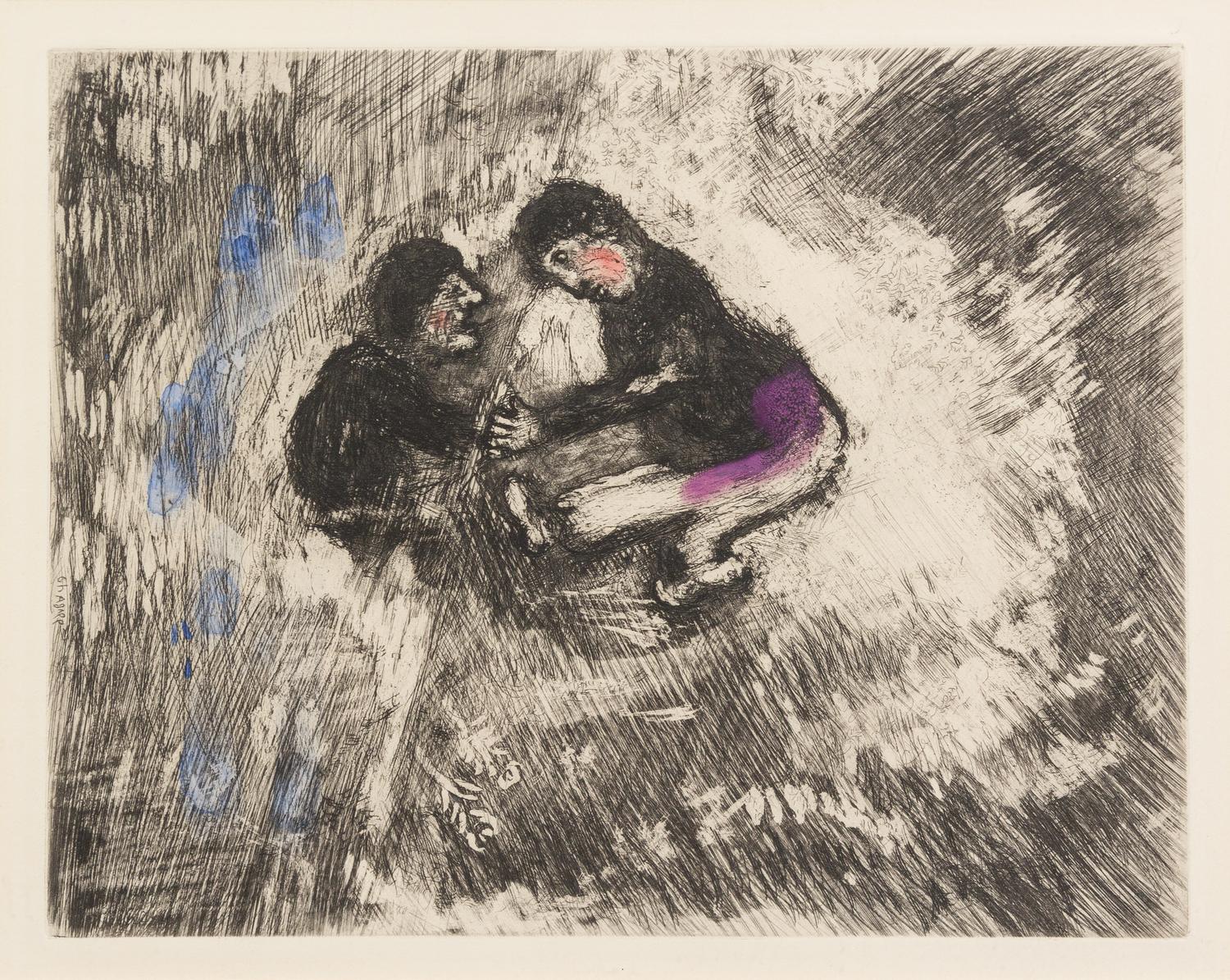 Marc Chagall, (French/Russian, 1887-1985), Les Fables de la Fontaine, 1952
