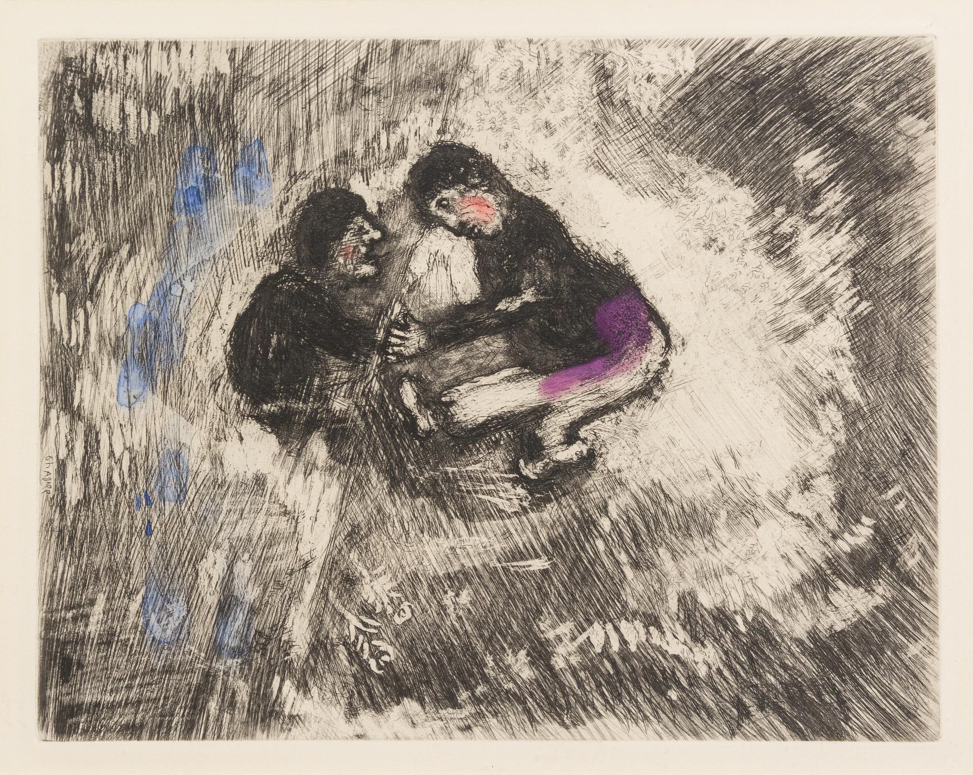 Marc Chagall, (French/Russian, 1887-1985), Les Fables de la Fontaine, 1952