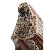 Contemporary Cheekstock Flintlock Rifle with Diana Motifs by John B. Derrick (American, b.1936)