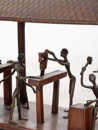 A Model of Benin or Dahomey Artisans at Work
