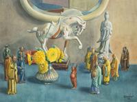 Still Life with Chinese Figurines