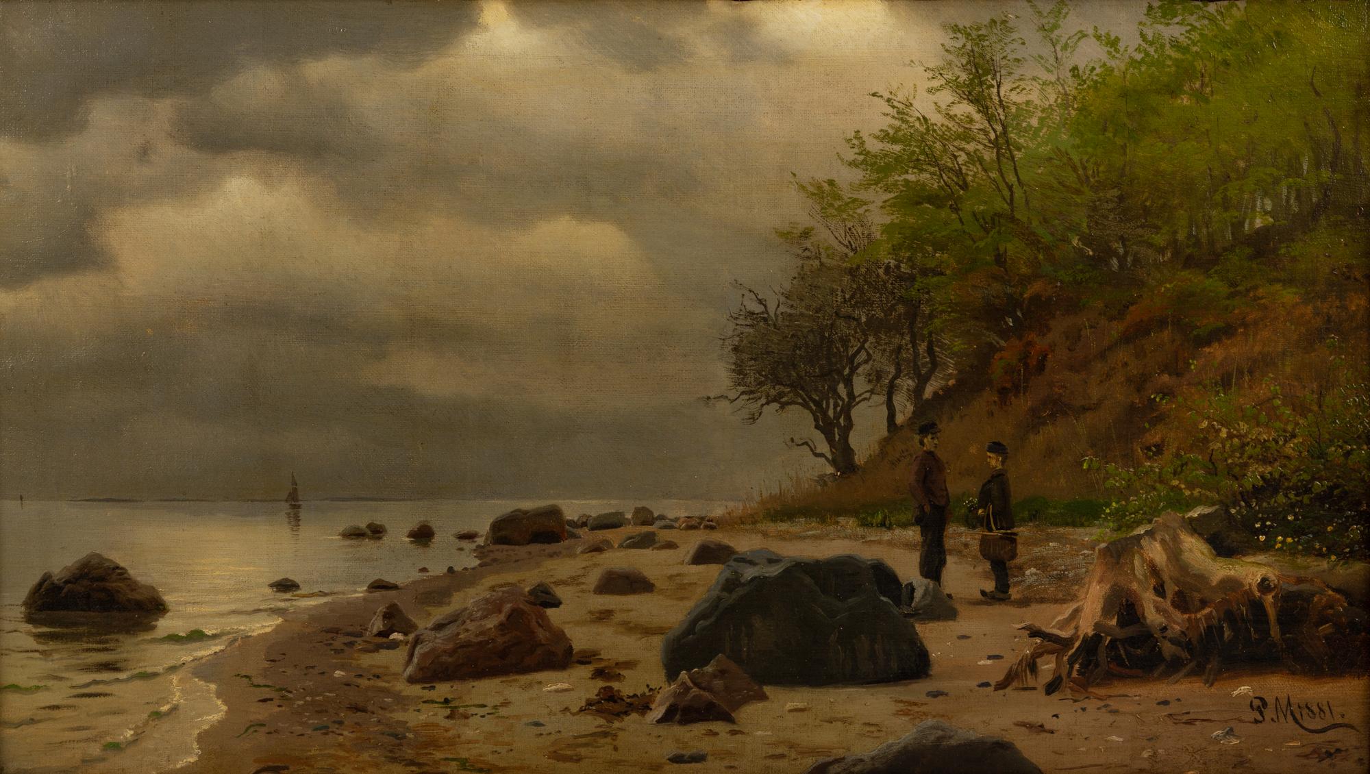 Two Figures by the Sea
