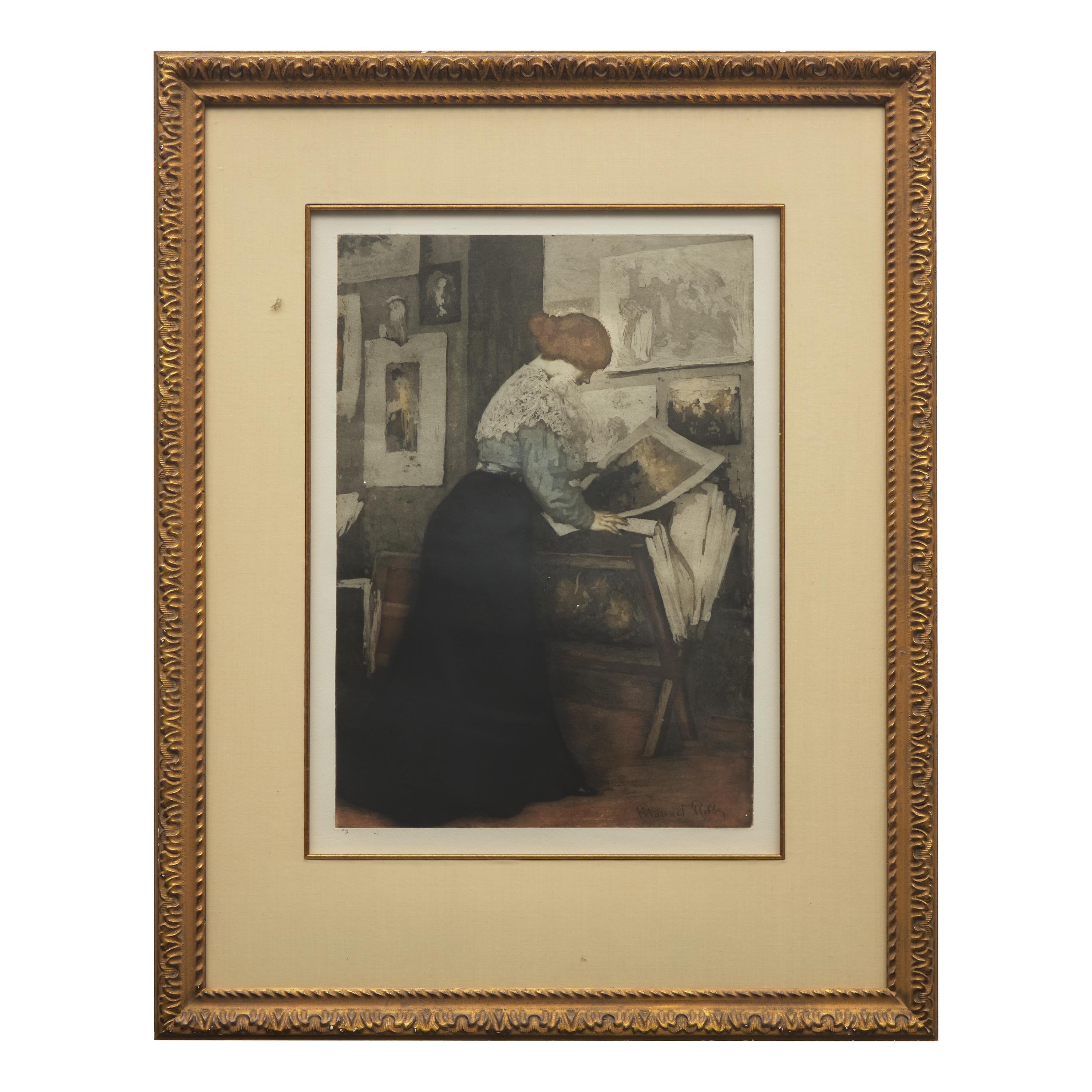 Manuel Robbe (French, 1872-1936) — Dans l'Atelier, c.1907