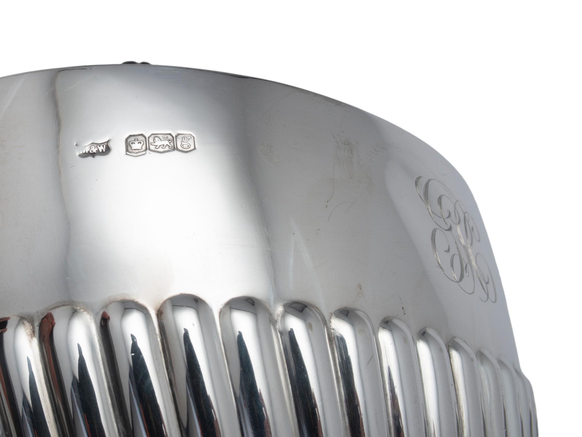 A Three-Piece Silver Tea Service