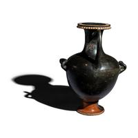 An Apulian Black-Glazed Hydria