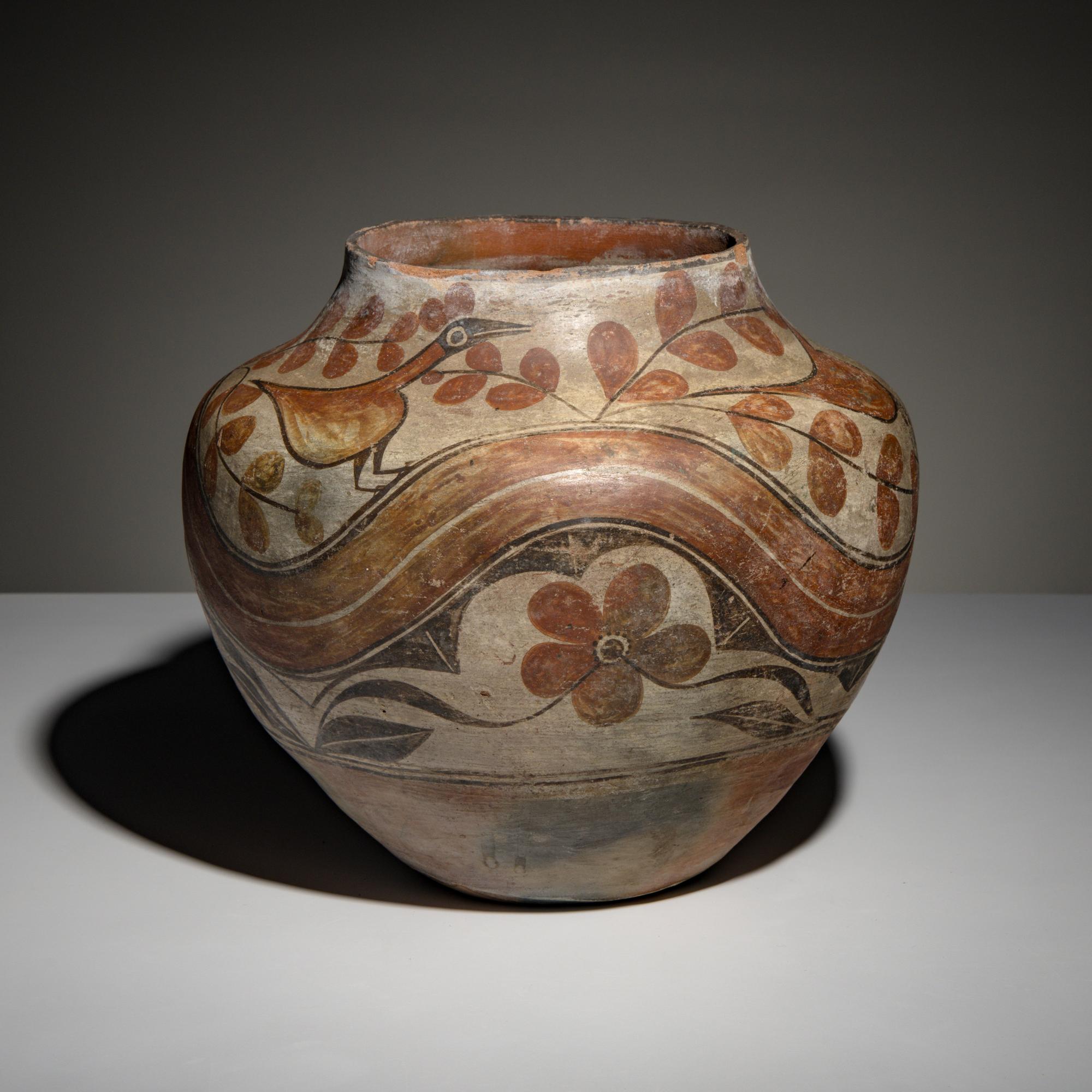 Zia Polychrome Pottery Olla