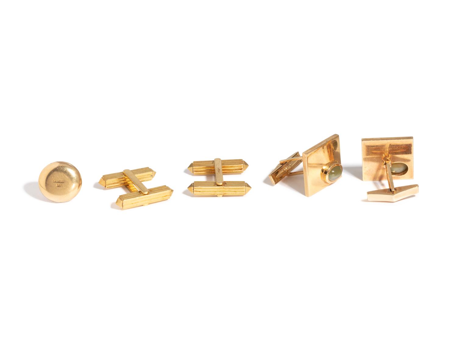 CARTIER, COLLECTION OF YELLOW GOLD CUFFLINKS