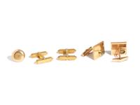 CARTIER, COLLECTION OF YELLOW GOLD CUFFLINKS