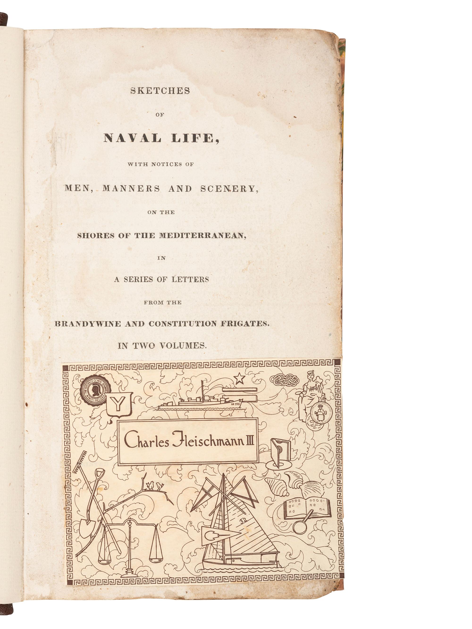 [AMERICAN NAVY]. A group of 3 early 19th-century histories of the American Navy, comprising: