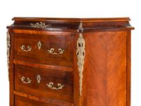 A Pair of Louis XV Style Gilt Bronze Mounted Semainiers