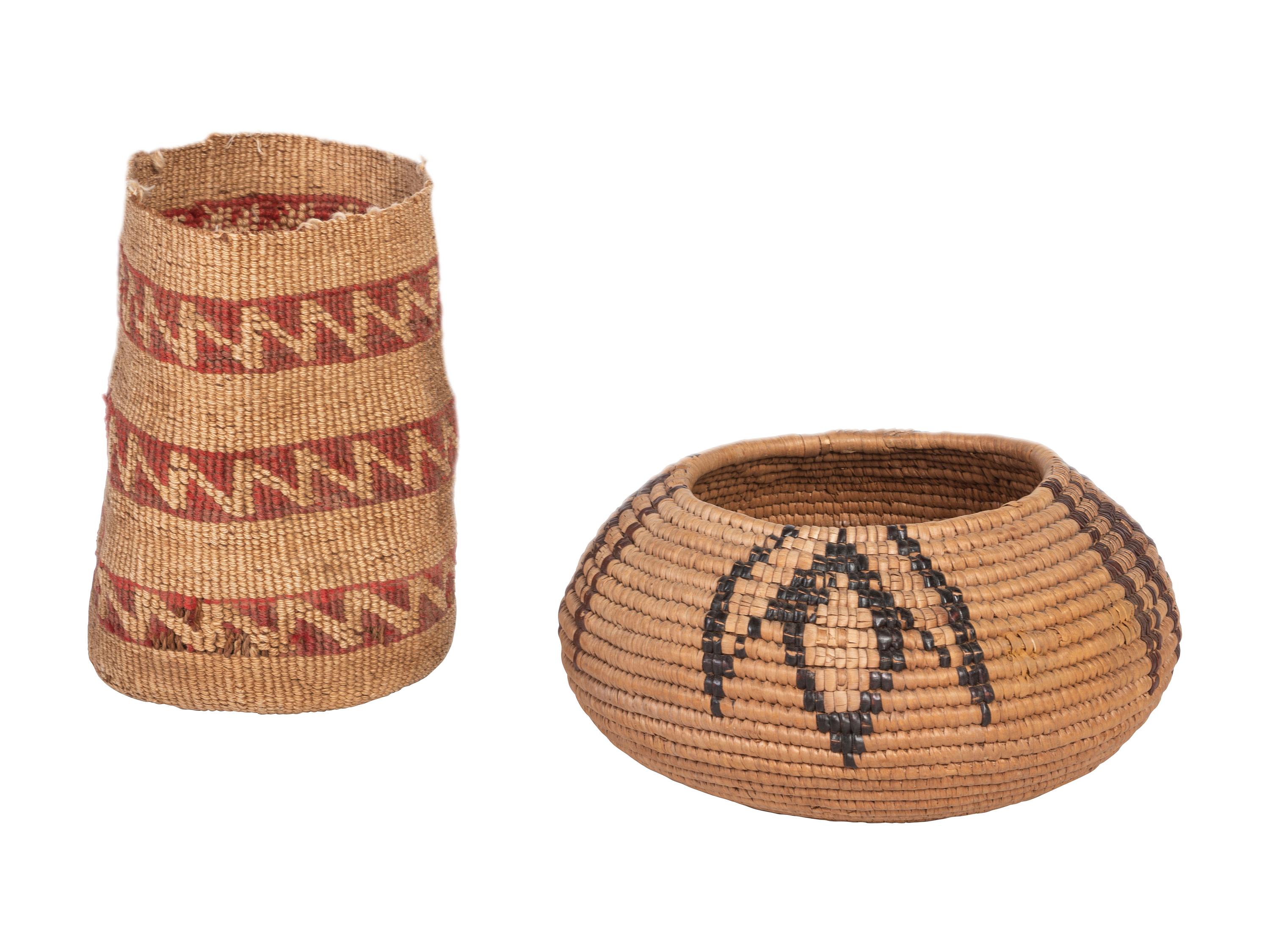 Tohono O'odham, Nez Perce, and Salish Baskets