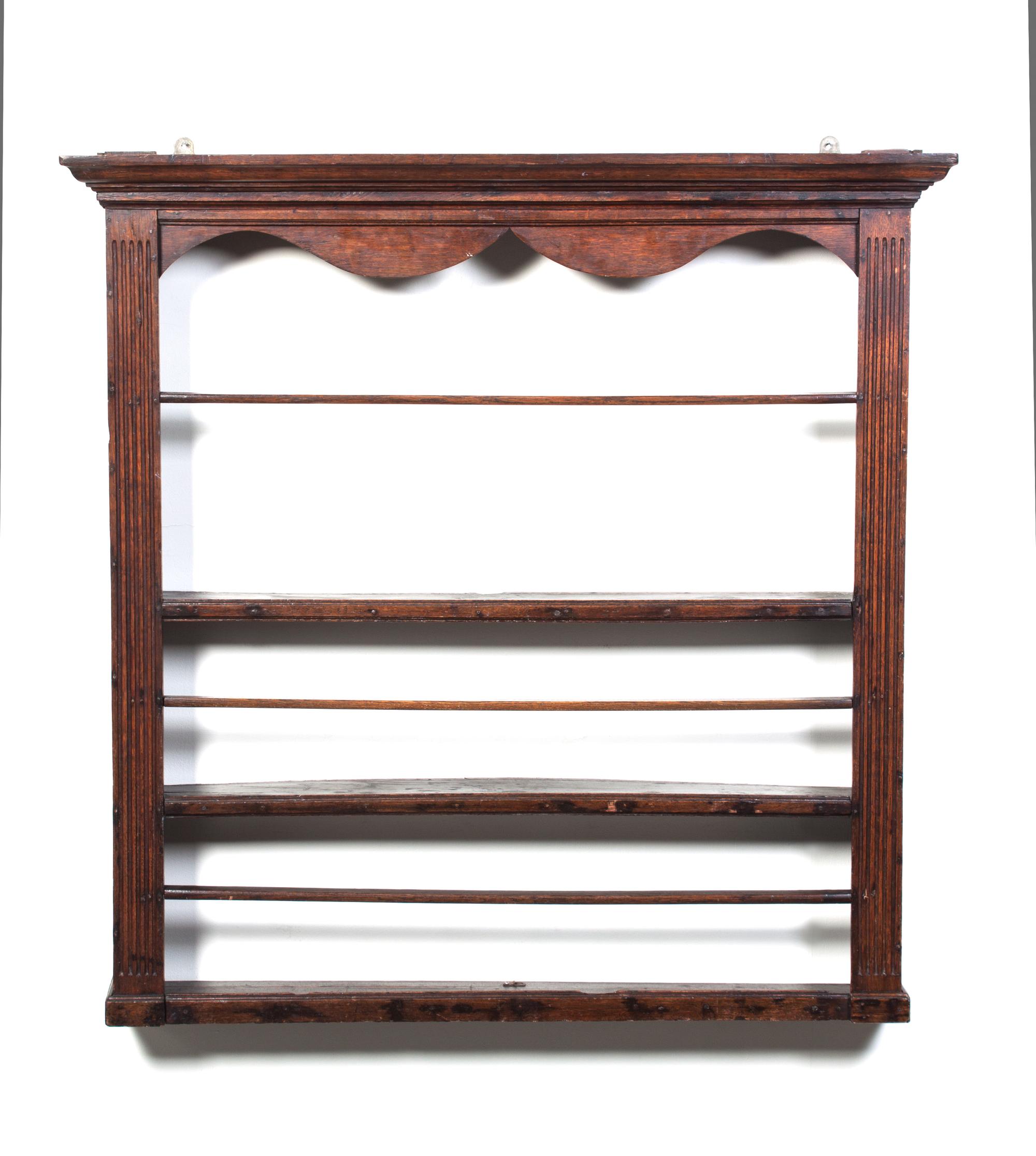 A Hanging Wall Shelf Height 42 inches.