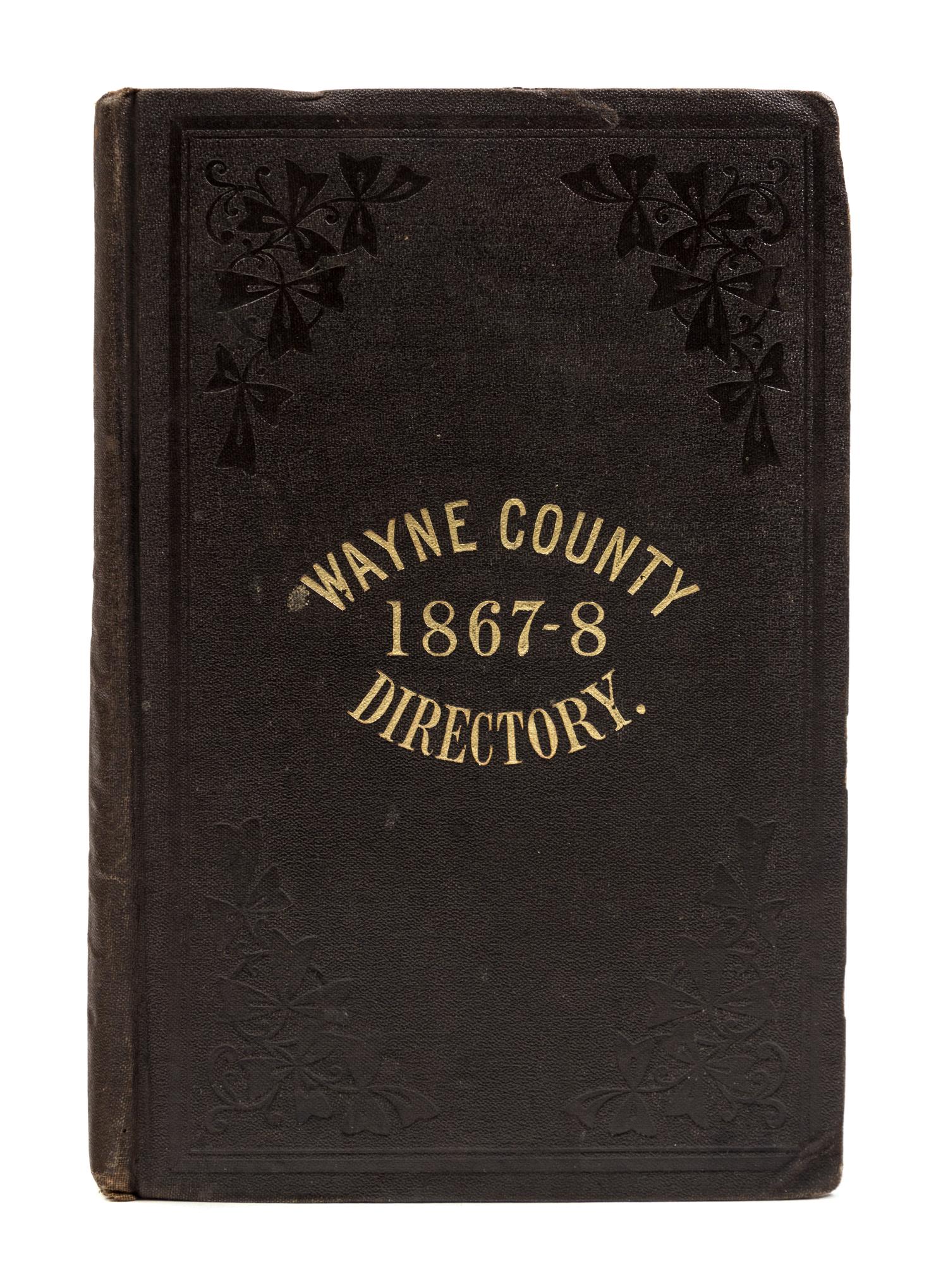 [MORMONISM]. Gazetteer and business Directory of Wayne, County, N. Y. for 1867-8. Syracuse: Printed at the Journal Office, 1867.