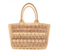 Nancy Gonzales Tan Snake Skin Bag, 1980-90s