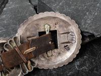 Navajo Silver and Turquoise Concha Belt