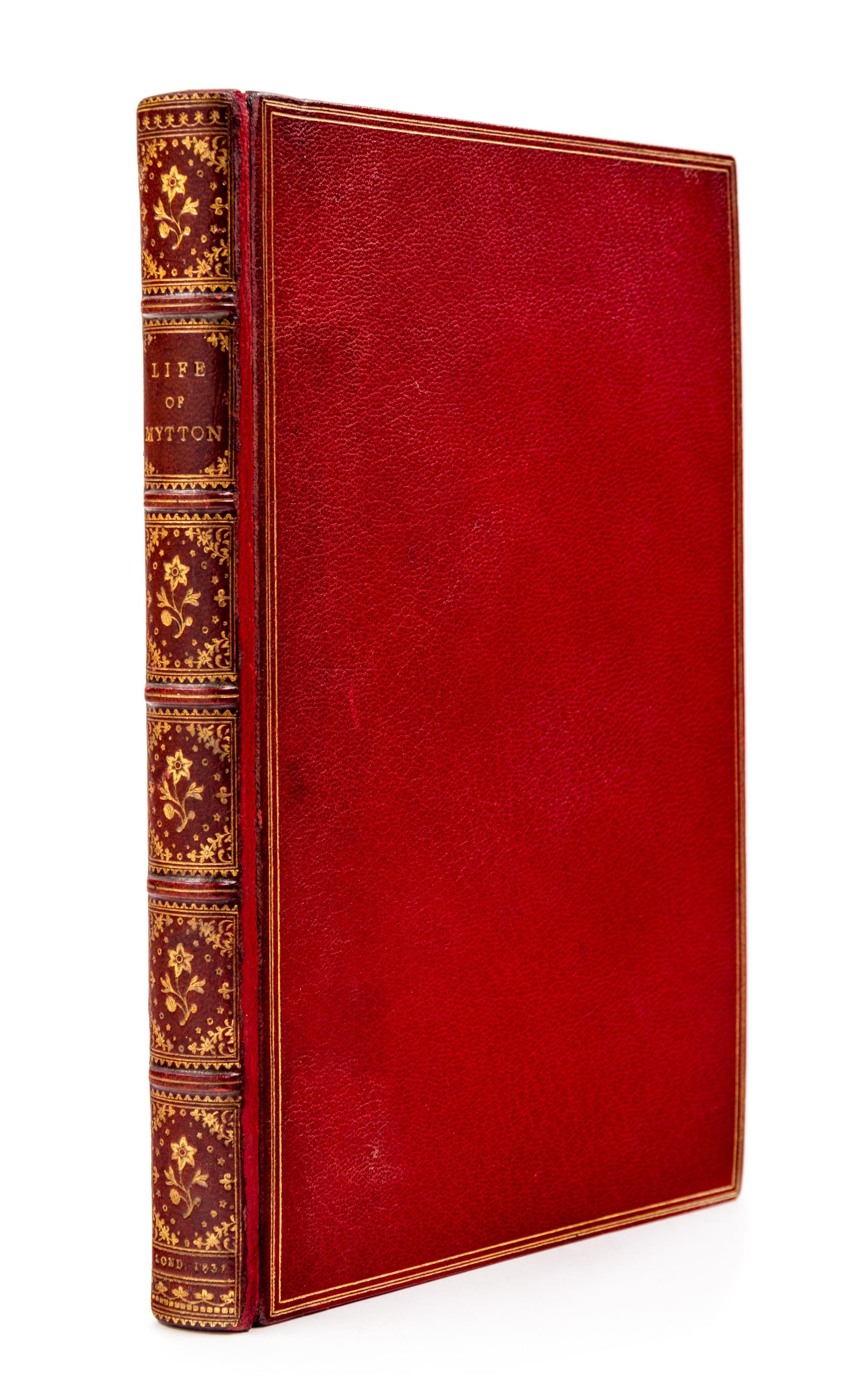 [APPERLEY, Charles James (1777-1843).] Memoirs of the Life of the Late John Mytton… by Nimrod. London: Rudolph Ackermann, 1837.