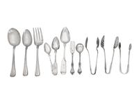 A Group of American Silver Flatware