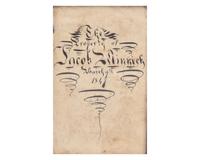 A Group of Four Fraktur Drawings, Bookplates, or Awards of Merit, Pennsylvania, 19th Century
