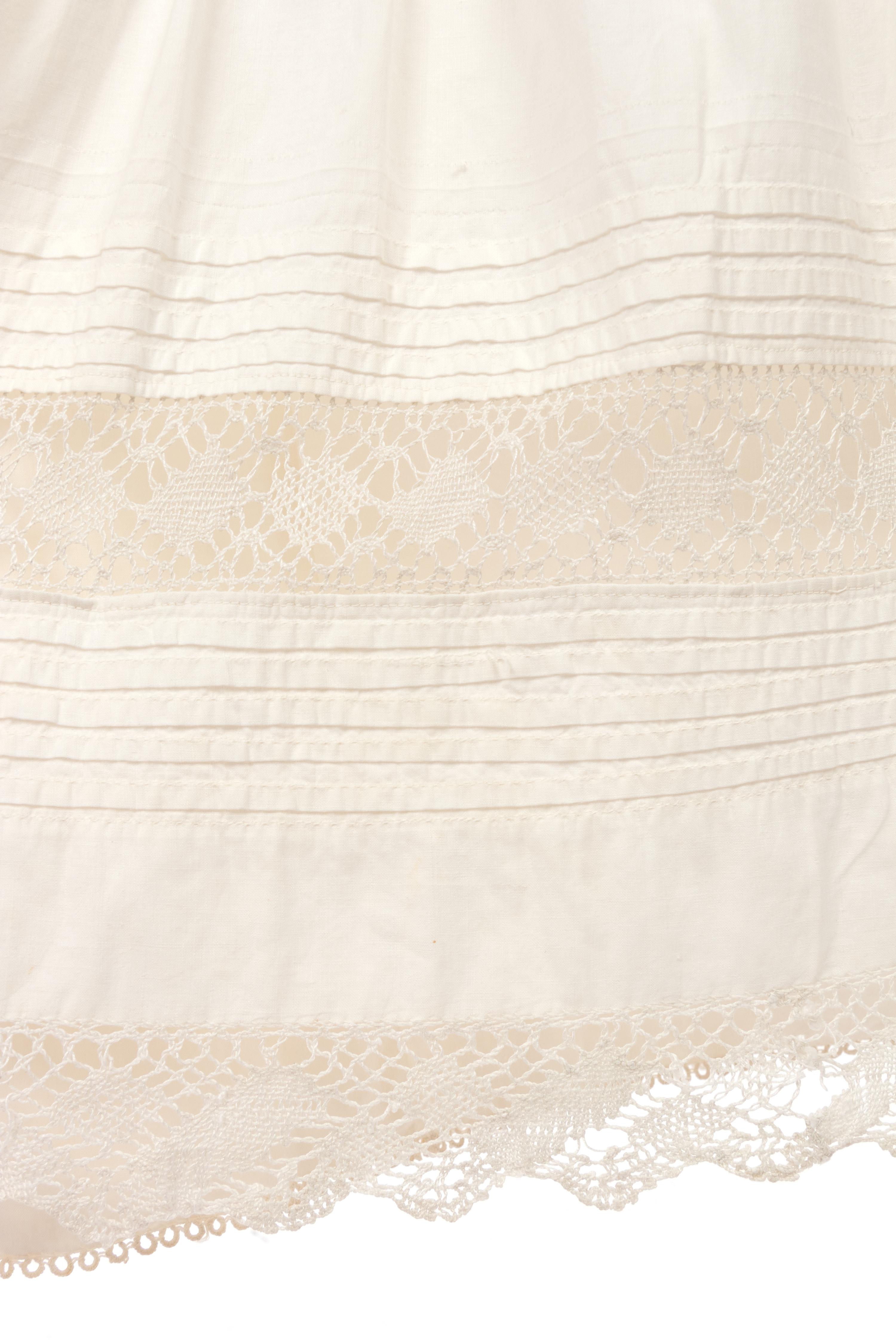 Collection of Five Cotton Pairs of Drawers and Three Petticoats, 1870-1900s