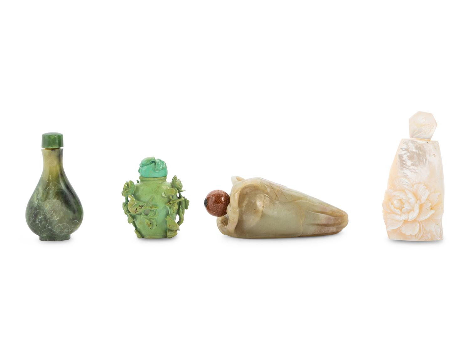 Four Chinese Snuff Bottles