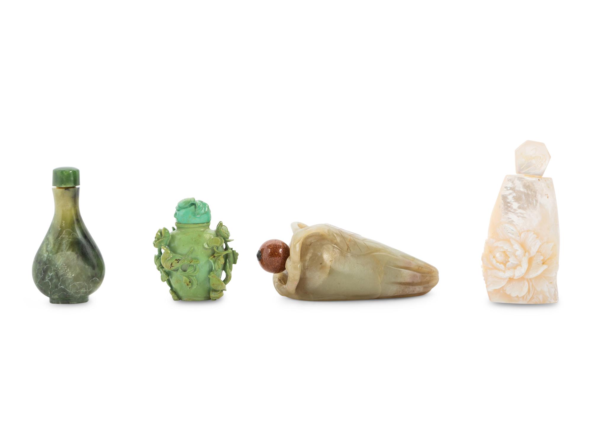 Four Chinese Snuff Bottles