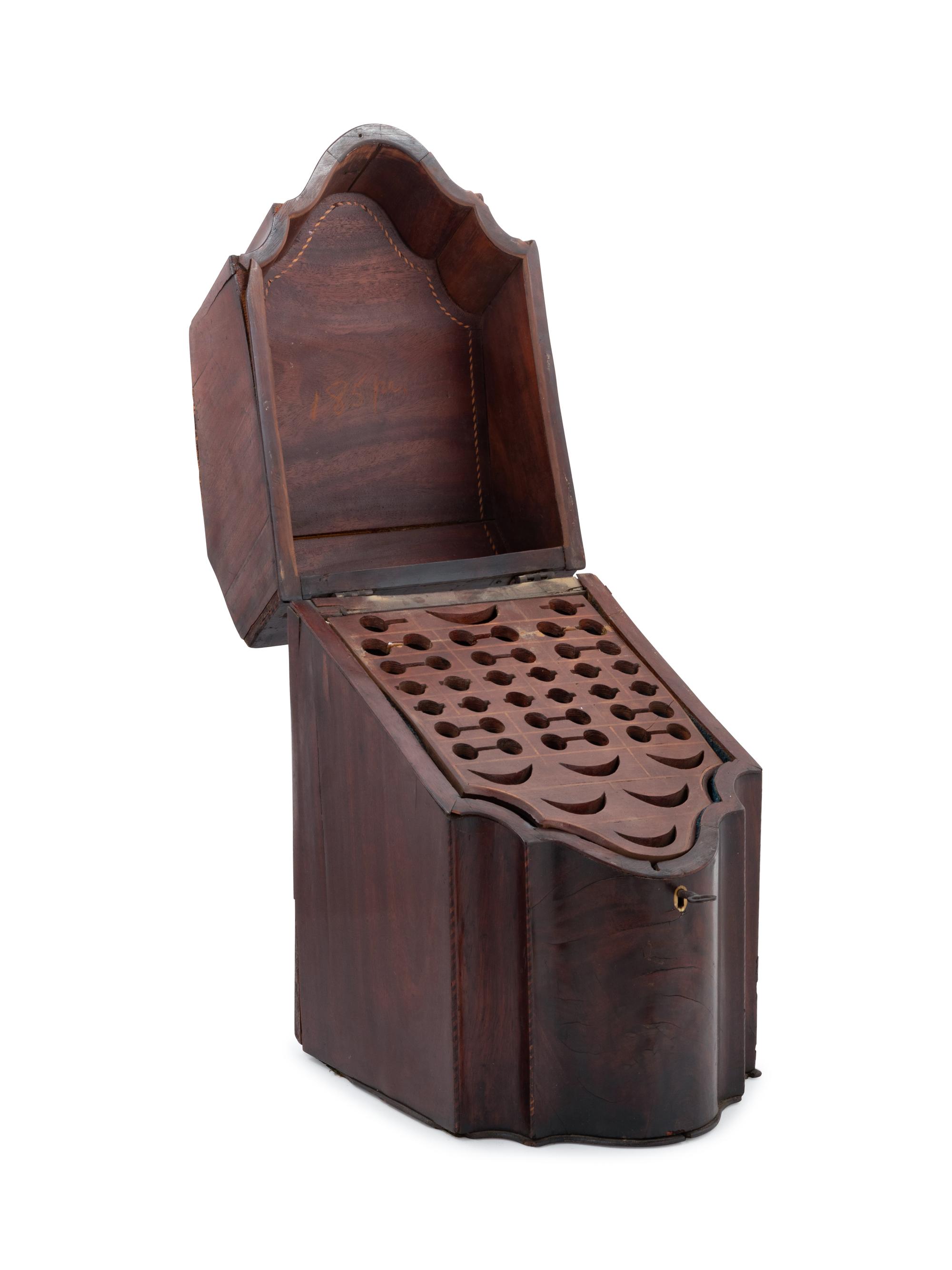 A George III Mahogany Knife Box
