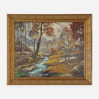 Fran Schmidt (American, 20th Century) Fall Brook