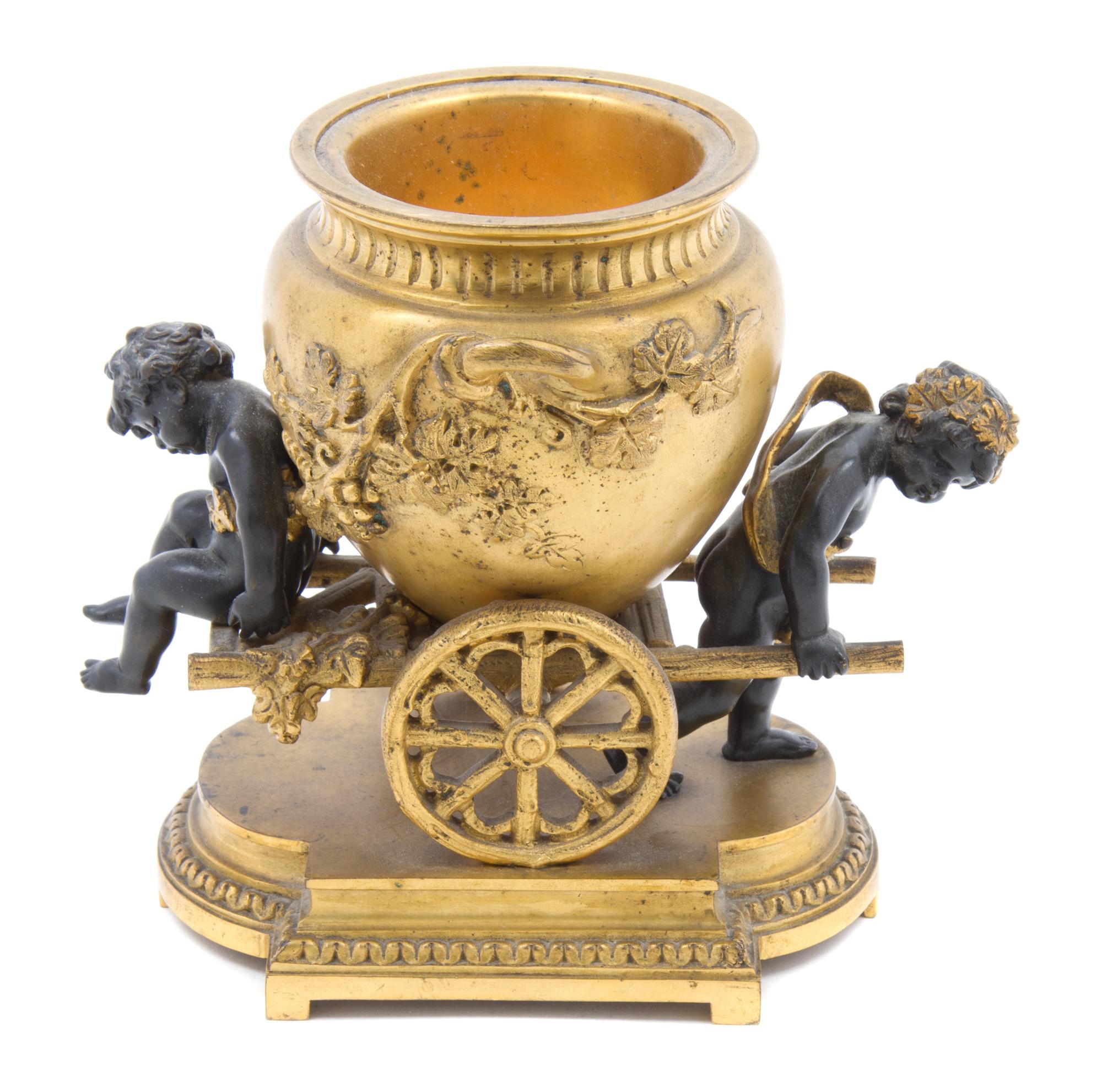 A French Gilt Bronze Figural Group Height 5 5/8 inches. — EDOUARD DROUOT (1859-1945)