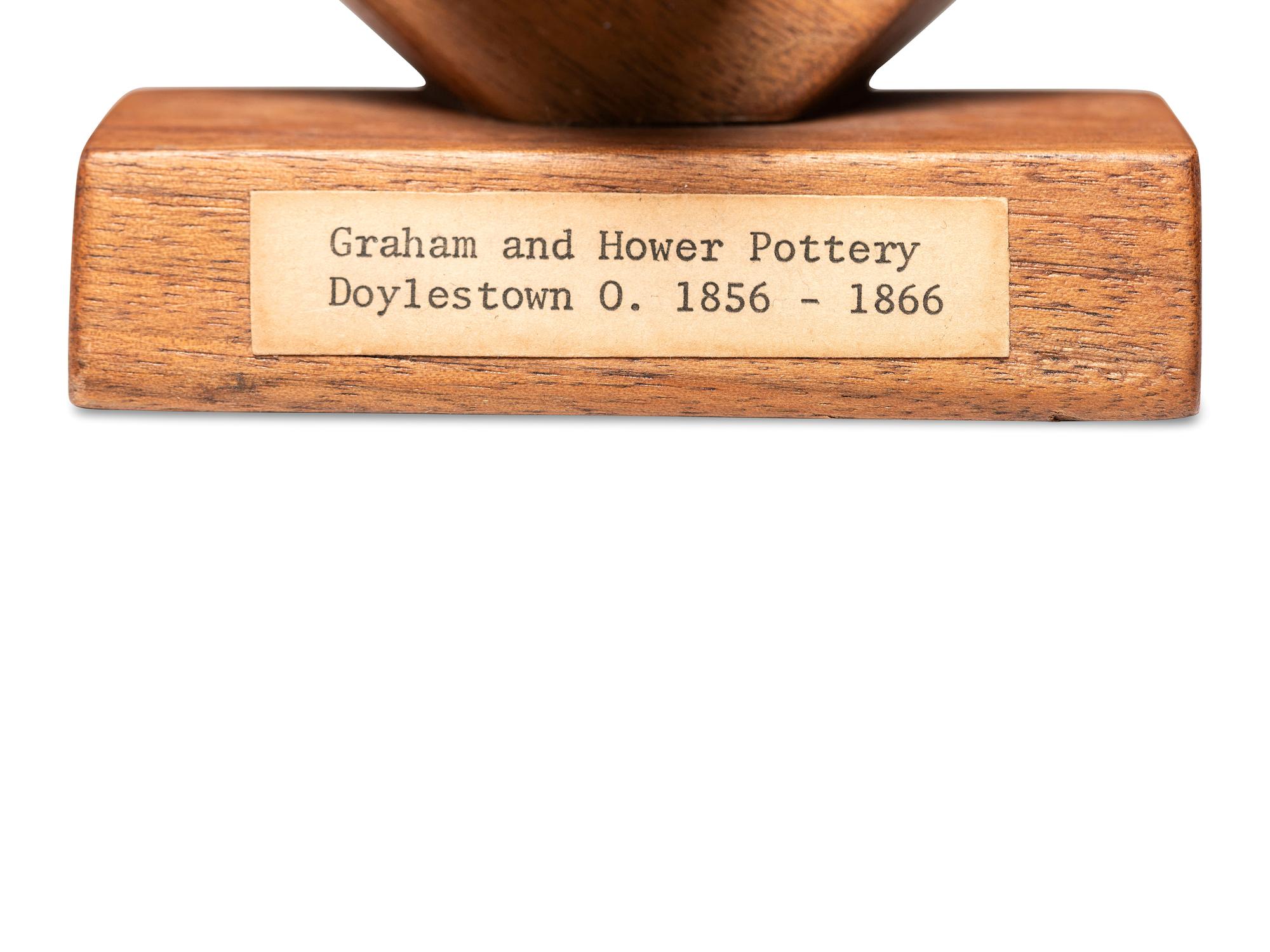 Two Four-Gallon Cobalt Decorated Stoneware Crocks