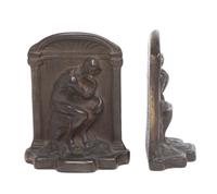 A Pair of Cast Iron Bookends Height 5 1/8 inches. — 20TH CENTURY