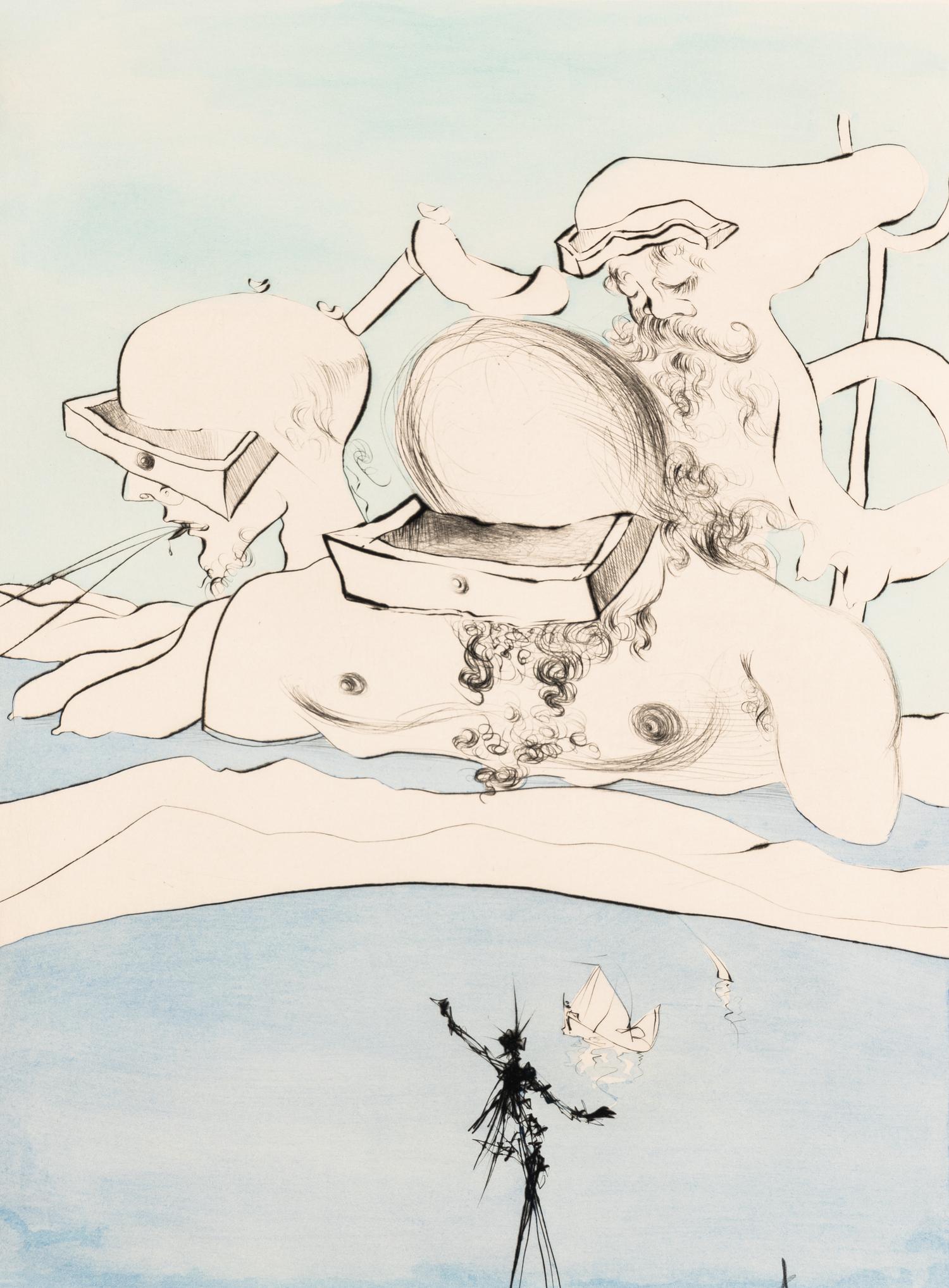 After 50 Years of Surrealism (complete portfolio of 12 with text and justification pages and portfolio case), 1974