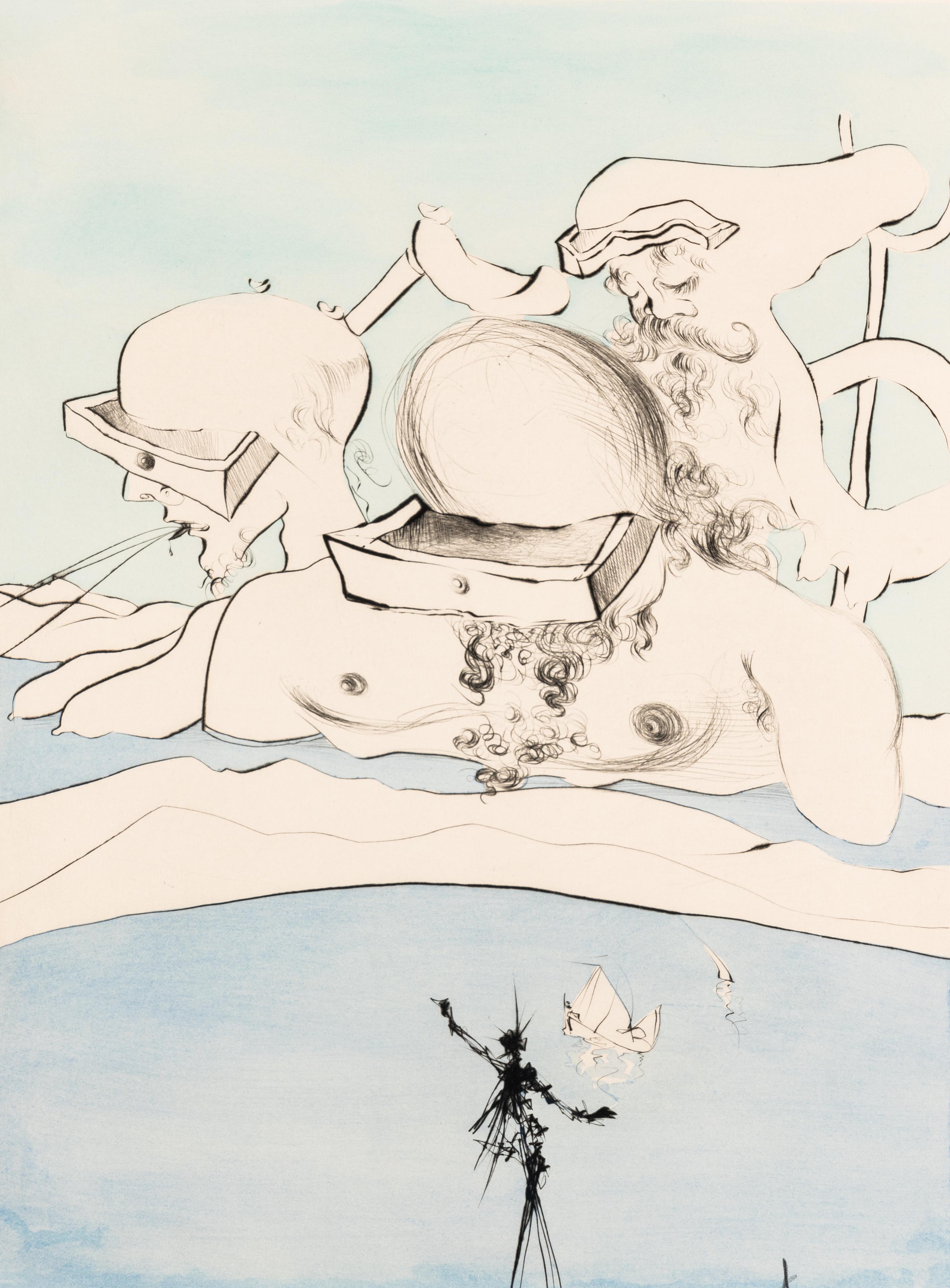 After 50 Years of Surrealism (complete portfolio of 12 with text and justification pages and portfolio case), 1974