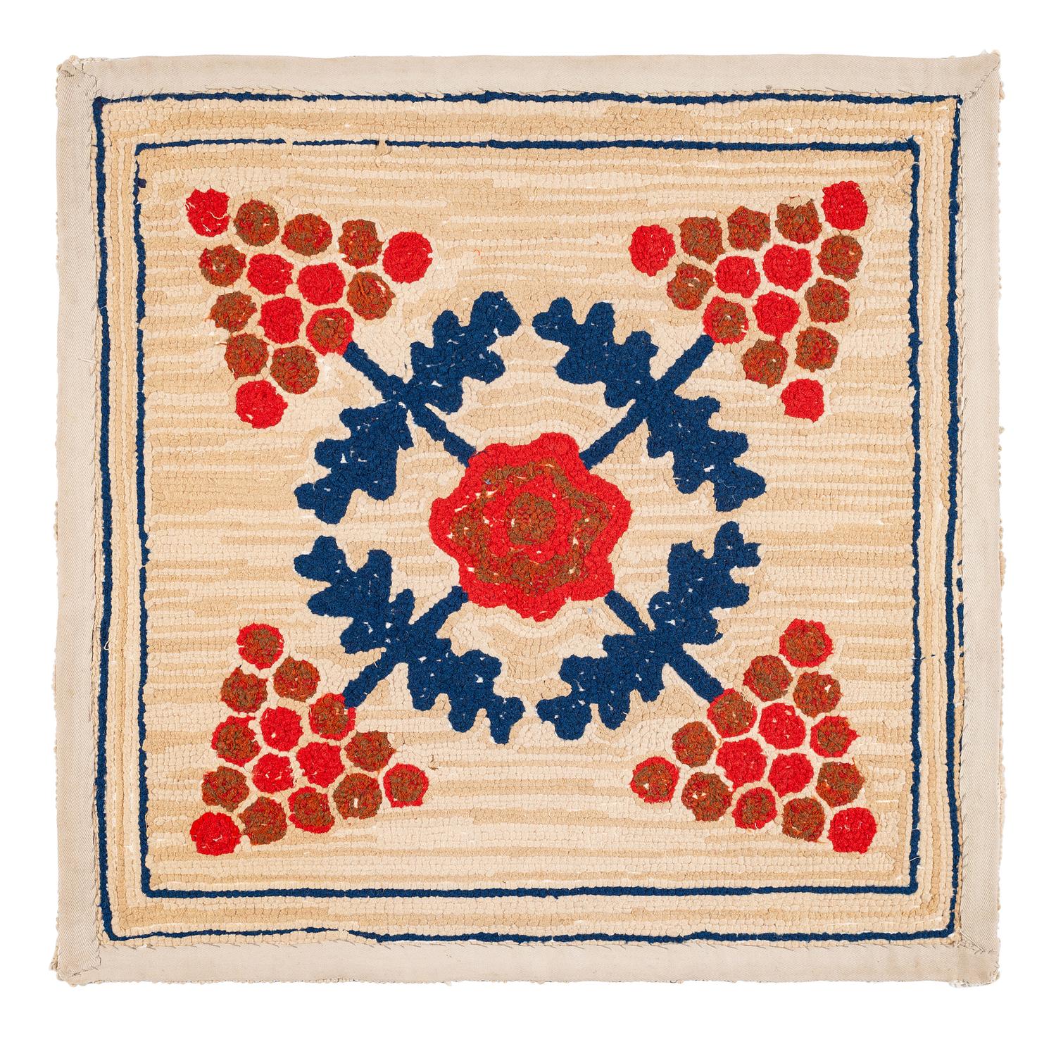 Five Contemporary Hooked Rugs