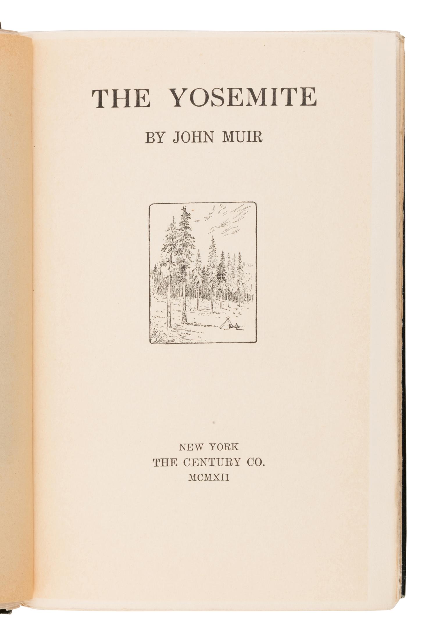 Muir, John (1838-1914). The Yosemite . New York: The Century Co., 1912.