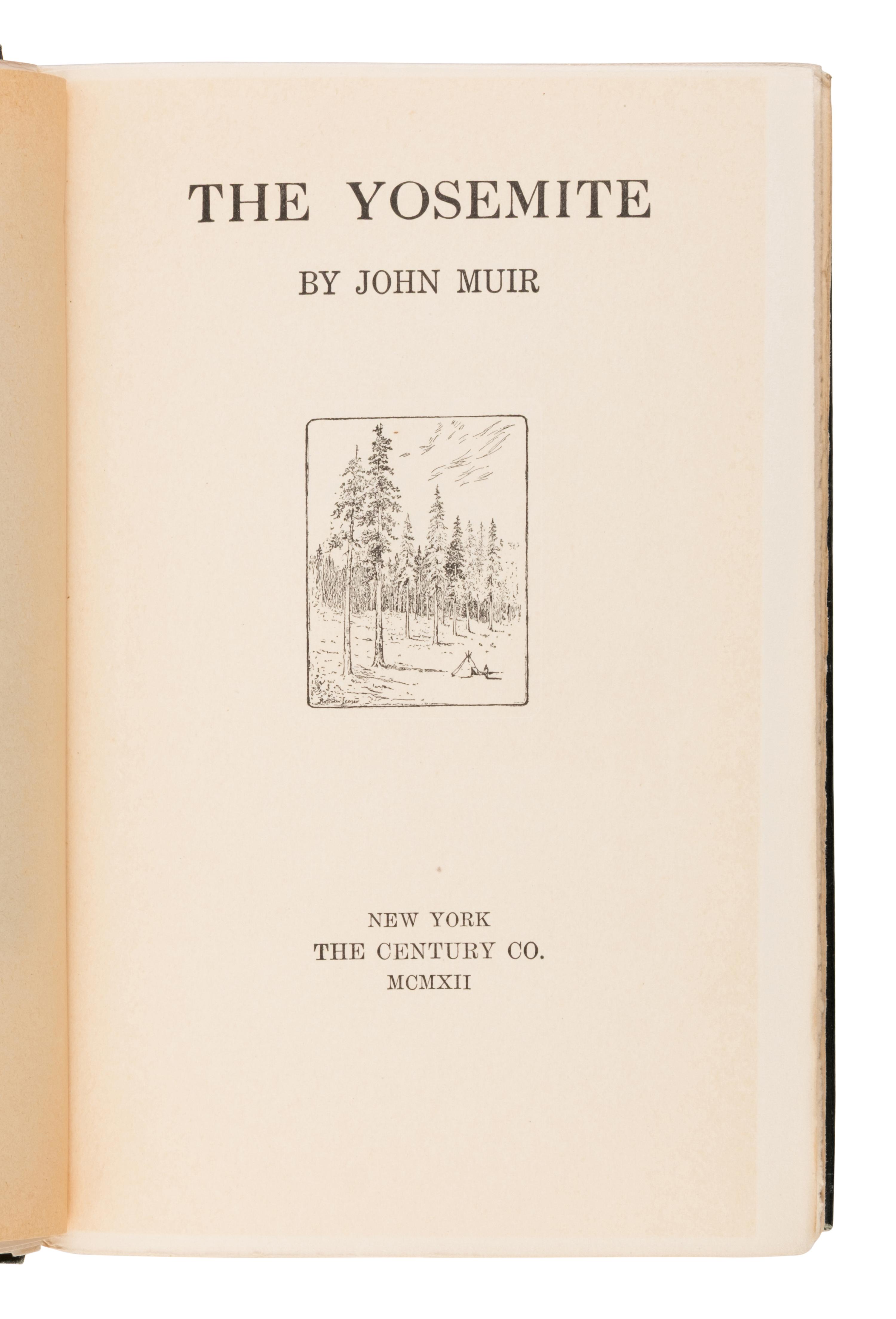 Muir, John (1838-1914). The Yosemite . New York: The Century Co., 1912.