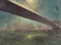 Johann Berthelsen (American, 1883-1972) - Brooklyn Bridge